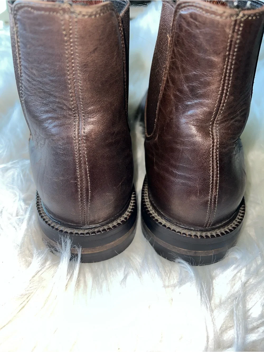 Tommy Hilfiger Men's Brown Leather Chukka Boots